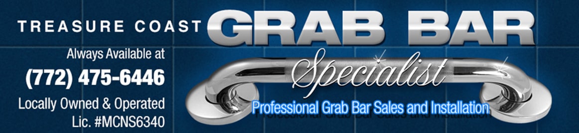 Safety grab bar specialist in Stuart Florida